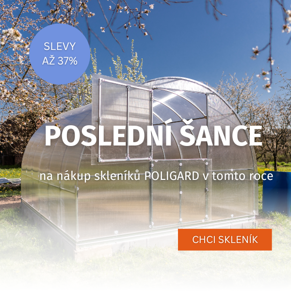Velký výprodej skleníků