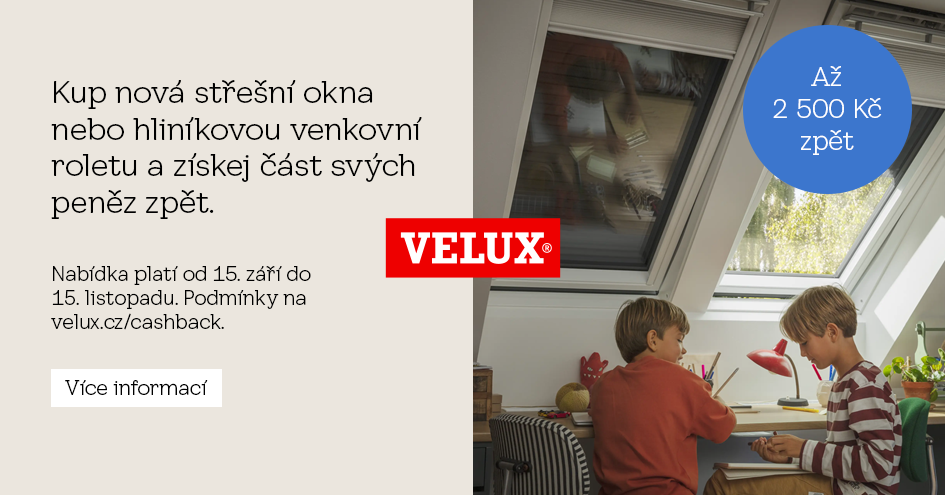 Cashback na okna a rolety je zpět!