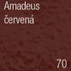 Amadeus červená glazura 70