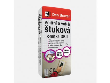 Den Braven Vnitřní a vnější štuková omítka DB II
