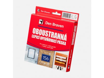 Den Braven Oboustranně lepicí upevňovací páska v krabičce