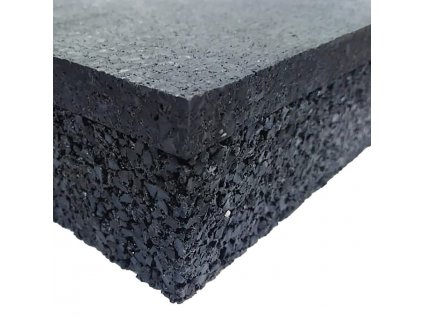 Tlumící dvouvrstvá antivibrační podlahová guma (deska) FLOMA Sandwich - délka 198 cm, šířka 98 cm a výška 3,8 cm