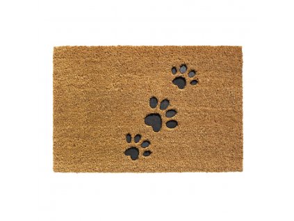 Kokosová vstupní rohož FLOMA Ruco Paws - délka 40 cm, šířka 60 cm, výška 1,5 cm