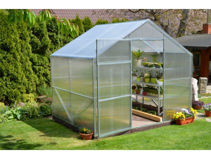 Zahradní skleník LANITPLAST DOMIK (Rozměry skleníku 2,6x2 m, Varianta polykarbonát 10 mm)
