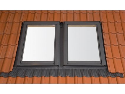 Univerzální kombi lemování Rooflite, prvek 1+3 (16-120 mm) UCX 13 (Velikost 78x140)