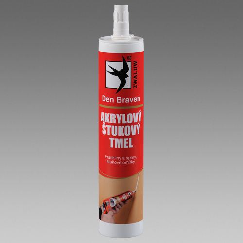 Tmel akrylový štukový Den Braven bílý 280 ml