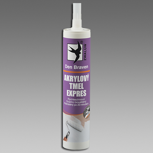 Tmel akrylový Den Braven EXPRES bílý 280 ml