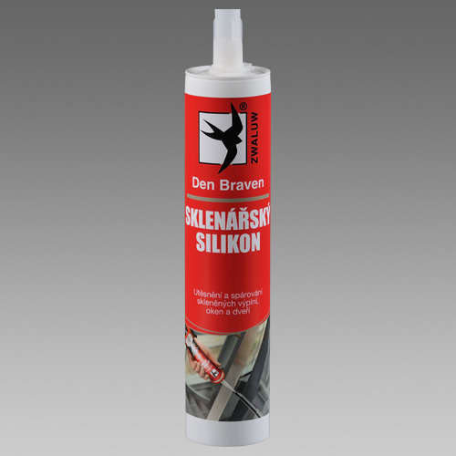 Silikon sklenářský Den Braven transparentní 280 ml
