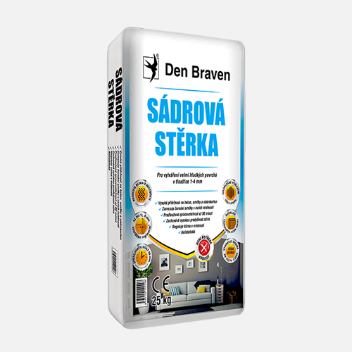 Den Braven Sádrová stěrka šedá Typ: pytel, Barva: šedá, Balení: 25 kg