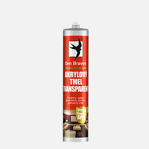 DEN BRAVEN akrylový tmel transparent 280 ml