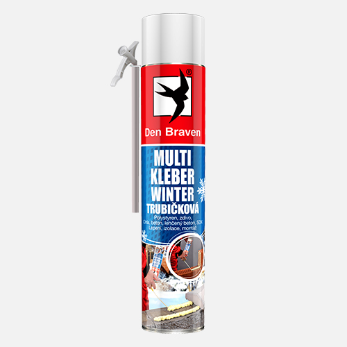 Den Braven Multi Kleber WINTER trubičková Balení (ml): 825 ml, Barva: žlutá, Typ: trubičková