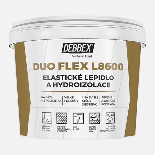 Den Braven Elastické lepidlo a hydroizolace DUO FLEX L8600 Typ: kbelík, Balení: 5  kg