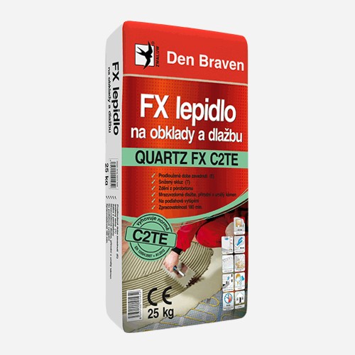 Den Braven FX lepidlo na obklady a dlažbu QUARTZ FX C2TE Typ: pytel, Barva: šedá, Balení: 25 kg