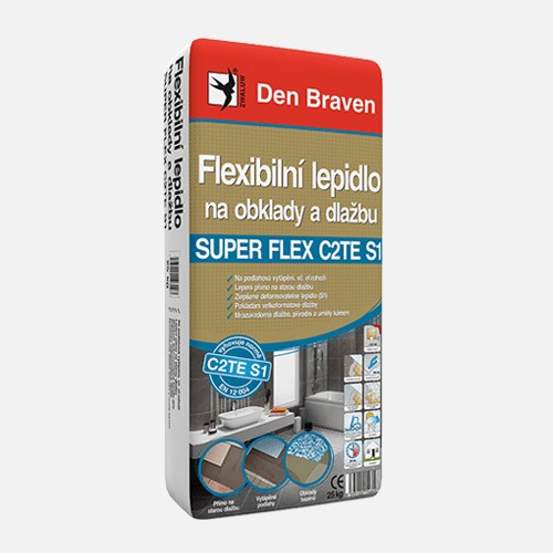 Den Braven Flexibilní lepidlo na obklady a dlažbu SUPER FLEX C2TES1