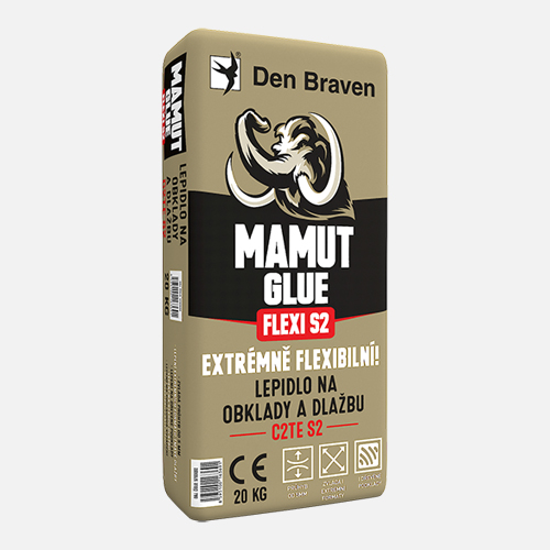 Den Braven MAMUT GLUE FLEXI S2 – Extrémně flexibilní lepidlo na obklady a dlažbu C2TE S2