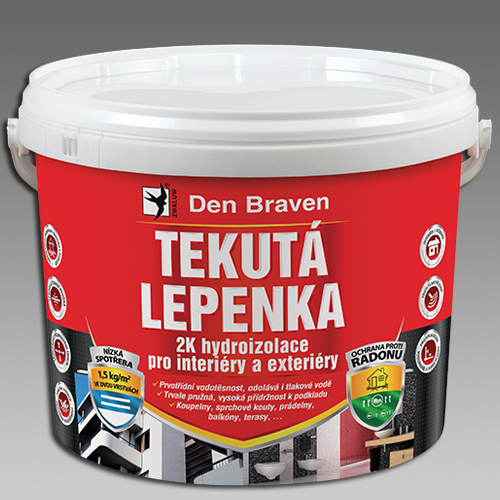 Den Braven Tekutá lepenka v balení: 7 kg