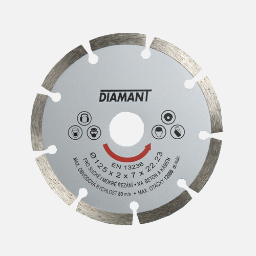 Den Braven Diamantový kotouč segmentový STANDARD Průměr: 230 mm