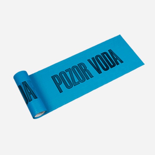Den Braven Výstražná fólie modrá/voda Šířka: 30 (cm), Délka: 100 (m), Tloušťka: 0,08 (mm)