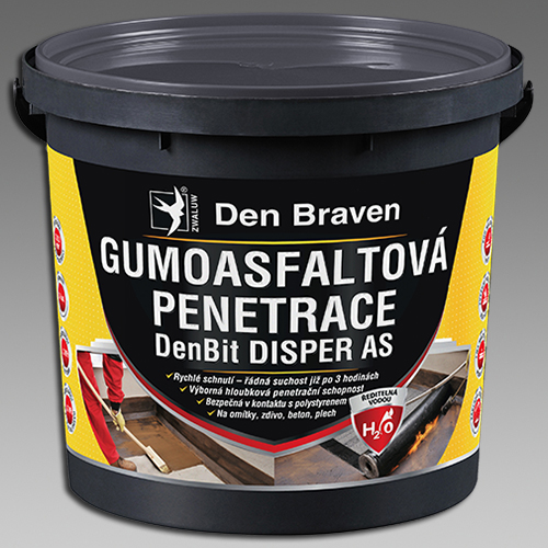 Nátěr penetrační gumoasfaltový DenBit Disper AS 5 kg