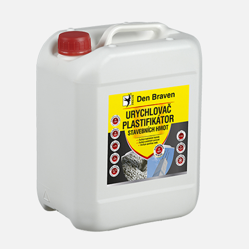 Den Braven Urychlovač a plastifikátor stavebních hmot Balení (ml): 5 l, Barva: žlutá