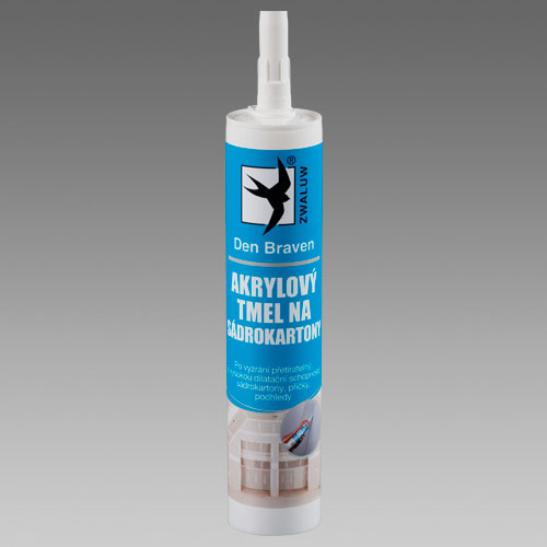 Tmel akrylový na sádrokarton Den Braven bílý 280 ml