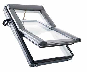 Střešní okno ROTO R68C K2E - zateplené Rozměry oken: 54x98 cm