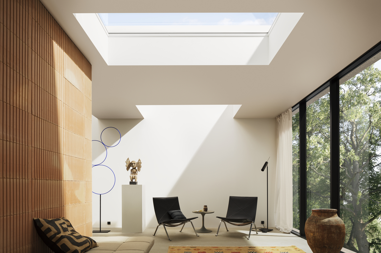 Neotevíravý světlík nové generace Velux CFU 0025Q Rozměry světlíku: 150x80 cm