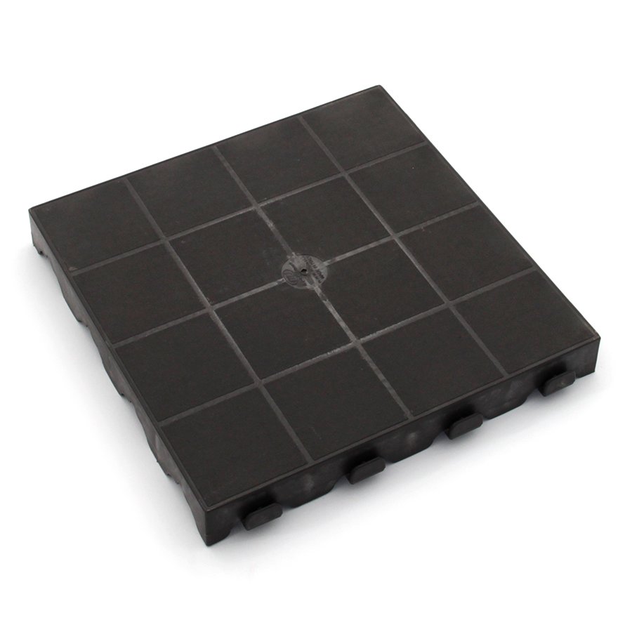 FLOMAT Tmavě-hnědá plastová terasová dlažba Linea Combi - délka 39 cm, šířka 39 cm, výška 4,8 cm