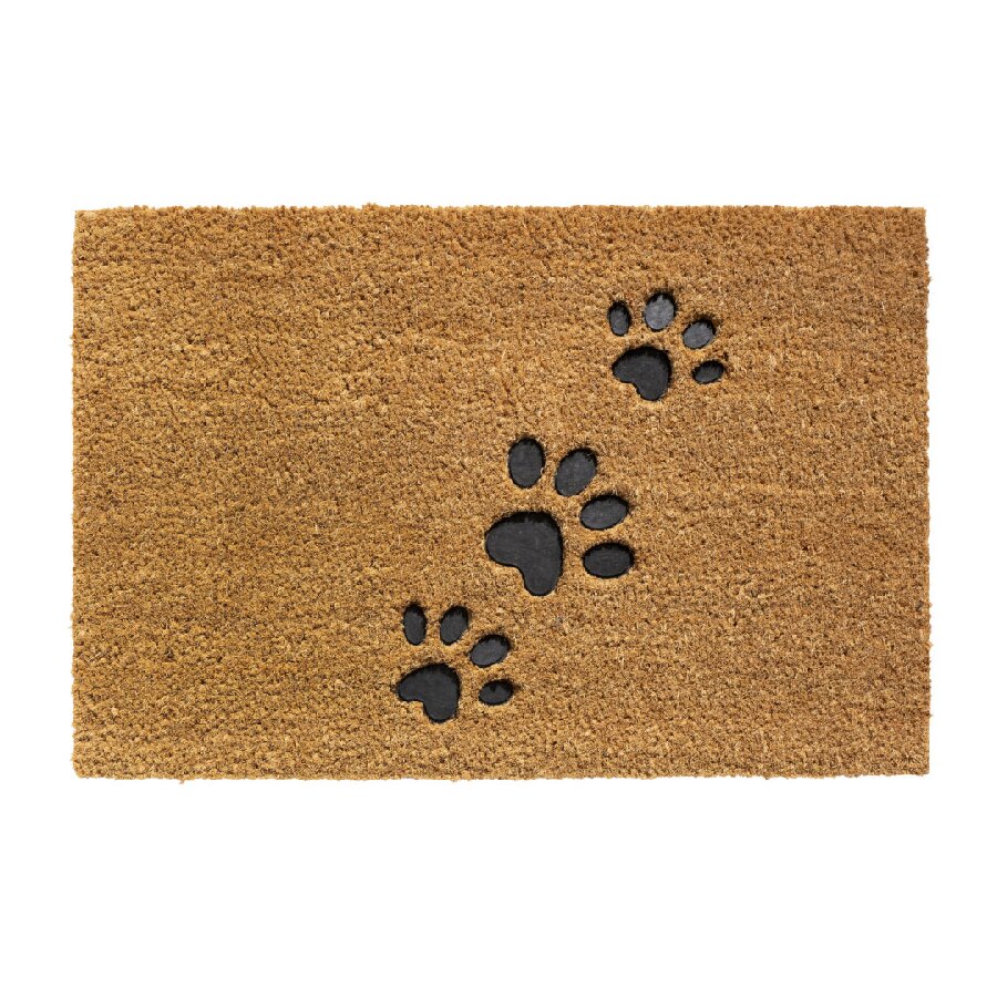 FLOMAT Kokosová vstupní rohož FLOMA Ruco Paws - délka 40 cm, šířka 60 cm, výška 1,5 cm