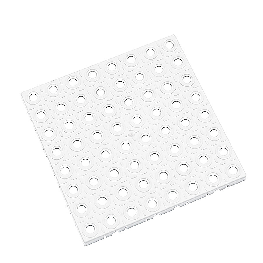 FLOMAT Bílá plastová (PE) dlažba AvaTile AT-STD - délka 25 cm, šířka 25 cm, výška 1,6 cm