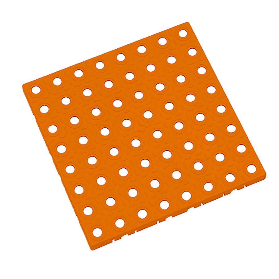 Levně FLOMAT Oranžová plastová (PE) dlažba AvaTile AT-STD - délka 25 cm, šířka 25 cm, výška 1,6 cm