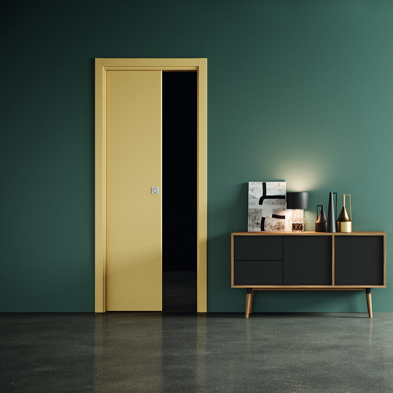 Ermetika STAVEBNÍ POUZDRO Evolution Zděná stěna Průchod po osazení obložek: 700x1970mm, Tloušťka dokončené příčky: 100 mm