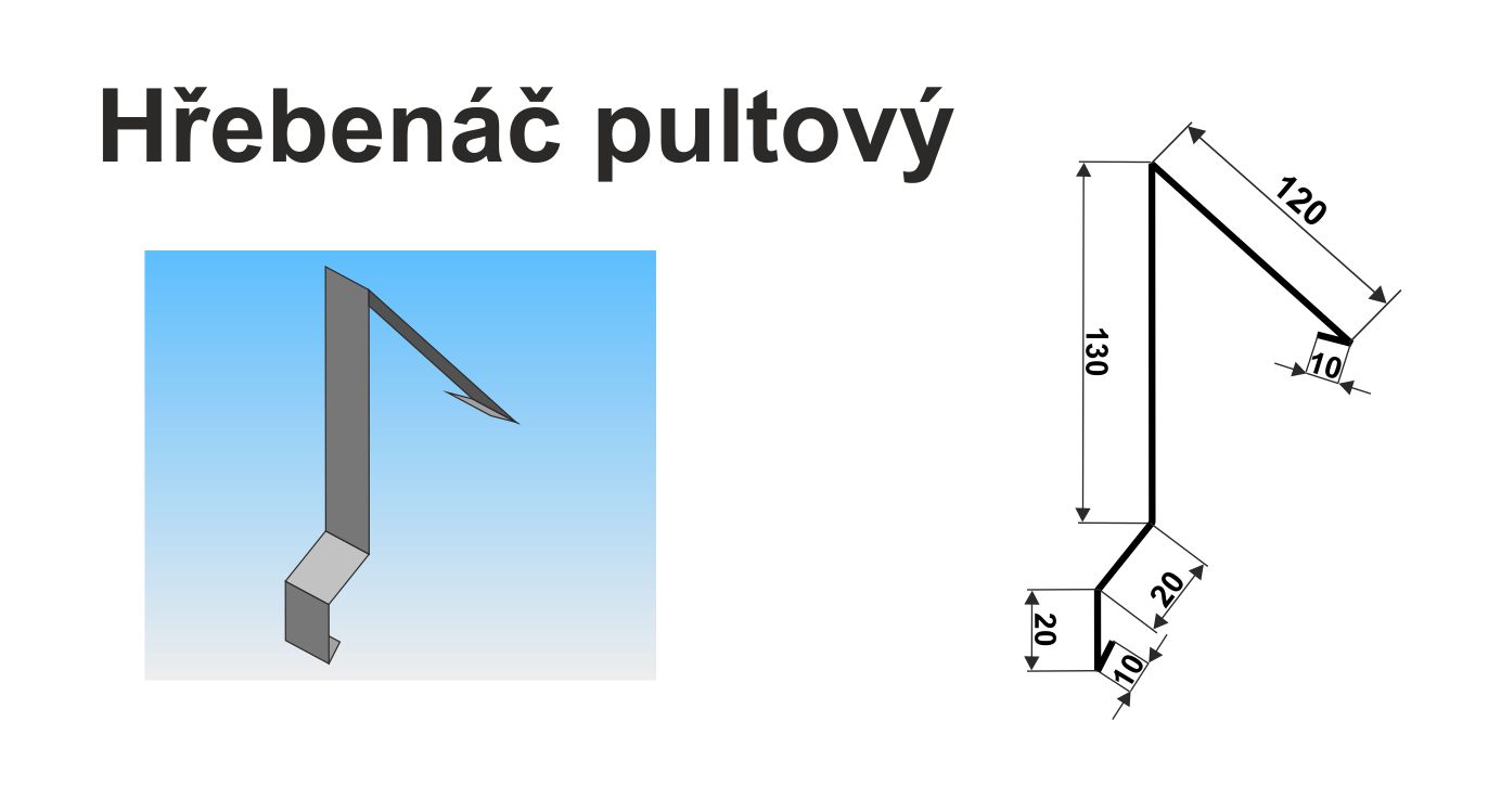 Hřebenáč Omak pultový PE lesk Barva krytiny: Terakota RAL 8004