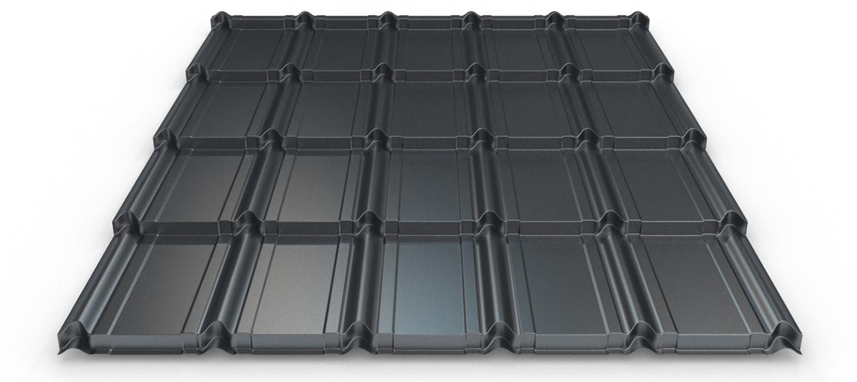 Blachdom Plechová střešní krytina Omak Lima Plus PE lesk Barva krytiny: Světlešedá RAL 7035