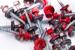 Blachdom Samovrtný šroub s těsněním do dřeva - balení 250 ks Barva krytiny: Světlešedá RAL 7035