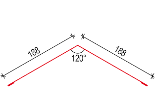 Hřebenáč Satjam HRR rovný Povrchová úprava: Polyestersat PE 25, Barva krytiny: Světlešedá RAL 7035