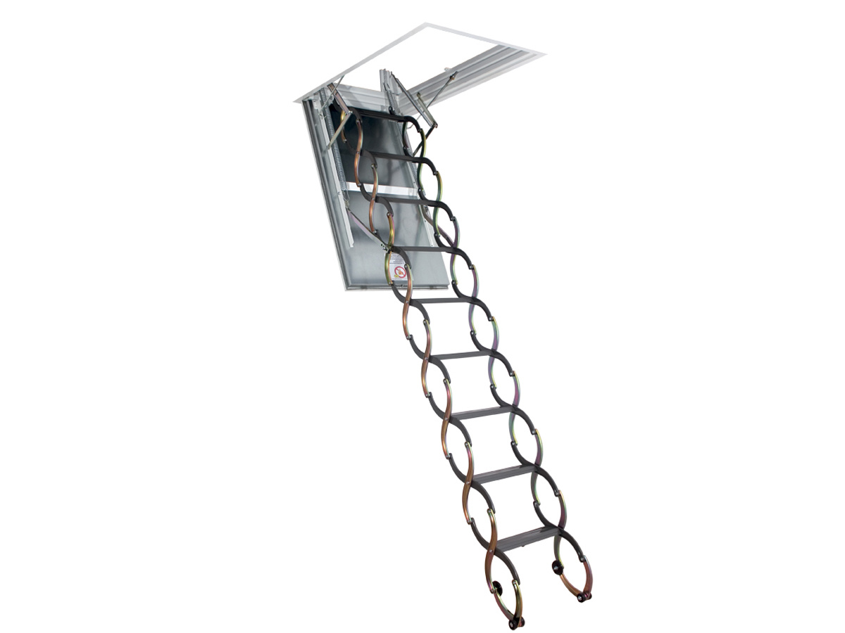 Půdní schody FAKRO LSF + sleva 200 Kč na další nákup Stavební otvor: 50x70 cm, Výška: 300 cm