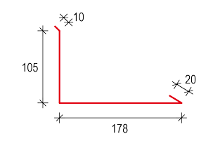 Oplechování ke zdi Satjam OZ 313 Povrchová úprava: Purmat PUM, Barva krytiny: Černá RR033