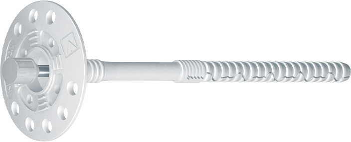 Fasádní talířová hmoždinka KI-10N s natloukacím trnem Délka: 140 mm