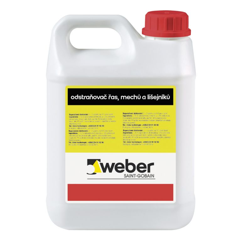 Weber Odstraňovač řas, mechů a lišejníků V 003 v balení: 5 kg