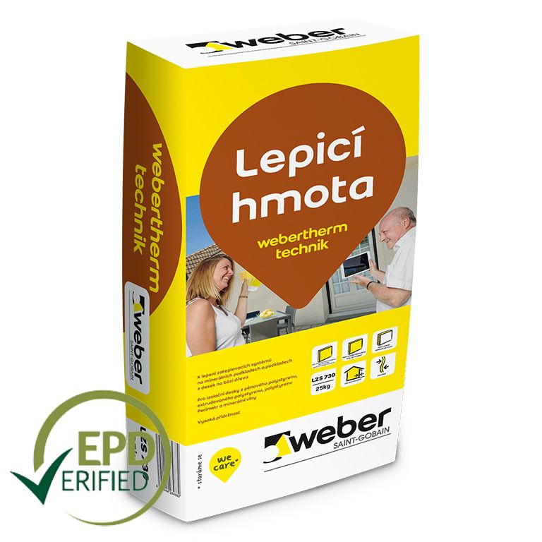 Lepící a stěrkovací hmota Webertherm technik 730 25kg