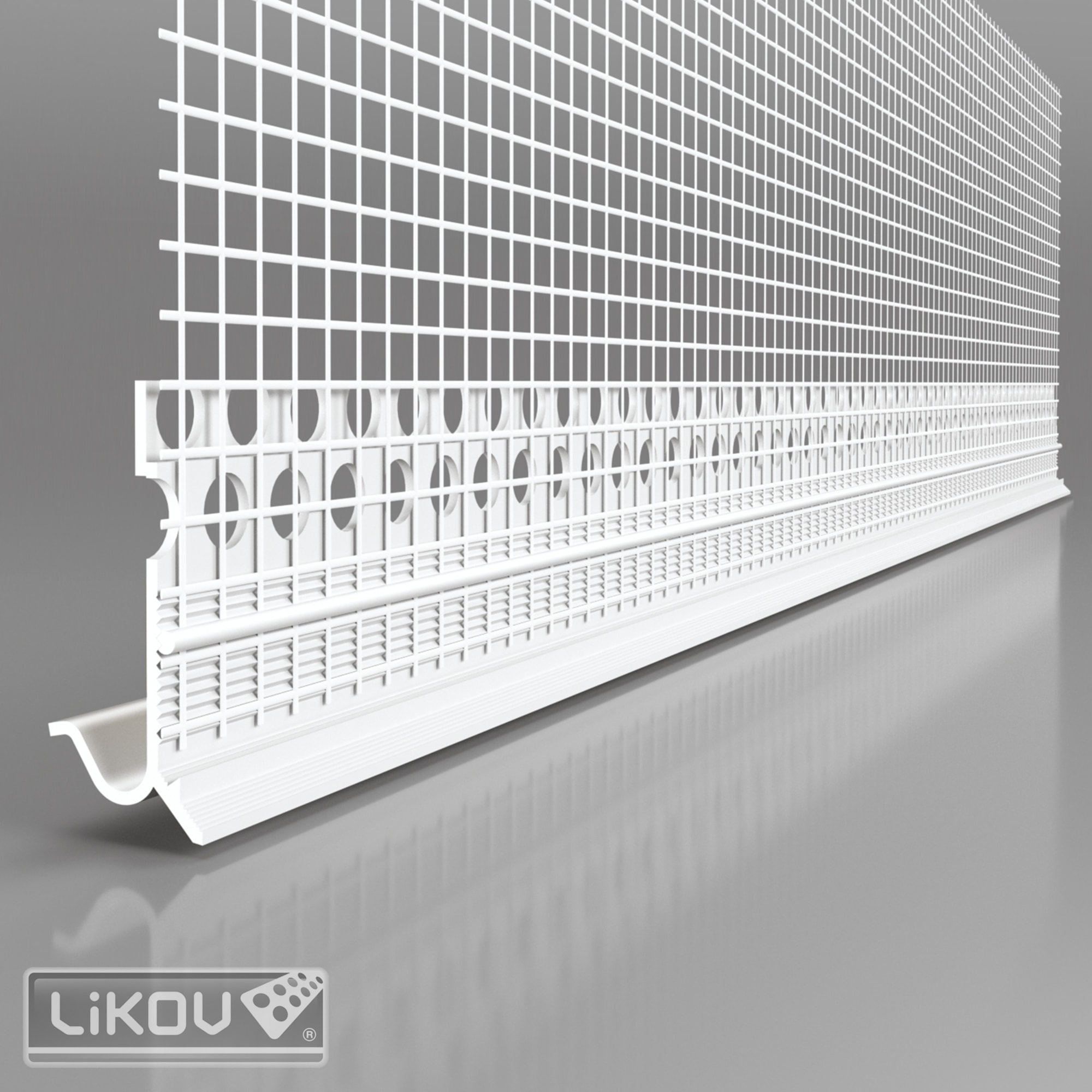 KZS Profil okapní LE-G k zakládací liště LO Likov