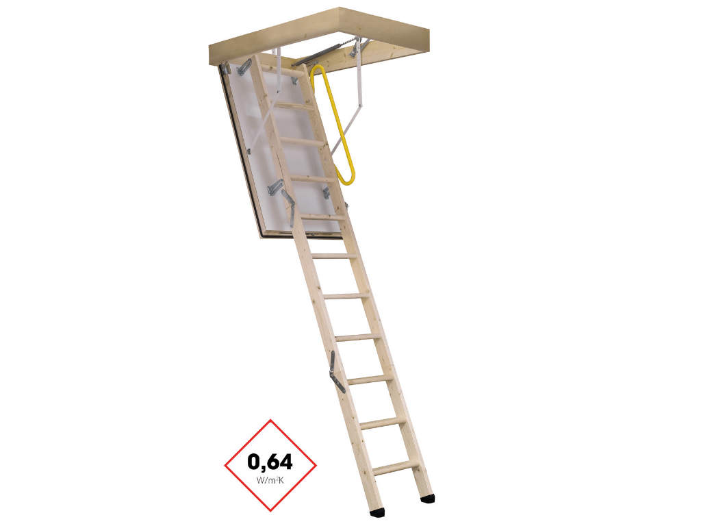 Půdní schody Minka Alpine Polar 60 Maximální výška: 280 cm, Stavební otvor: 70x85 cm
