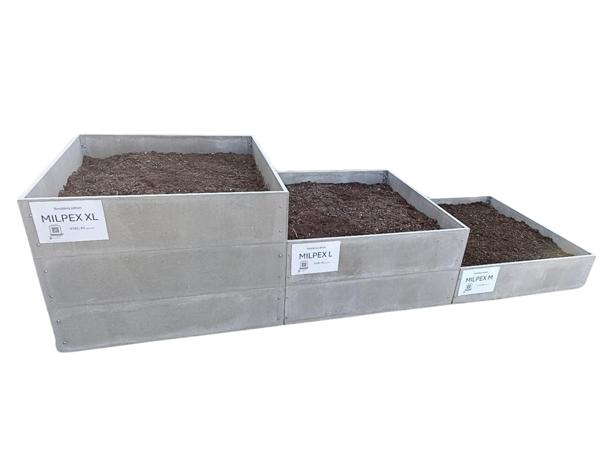 Levně CIDEM Hranice Vyvýšený záhon Milpex Velikost: MILPEX L včetně kotvícího materiálu