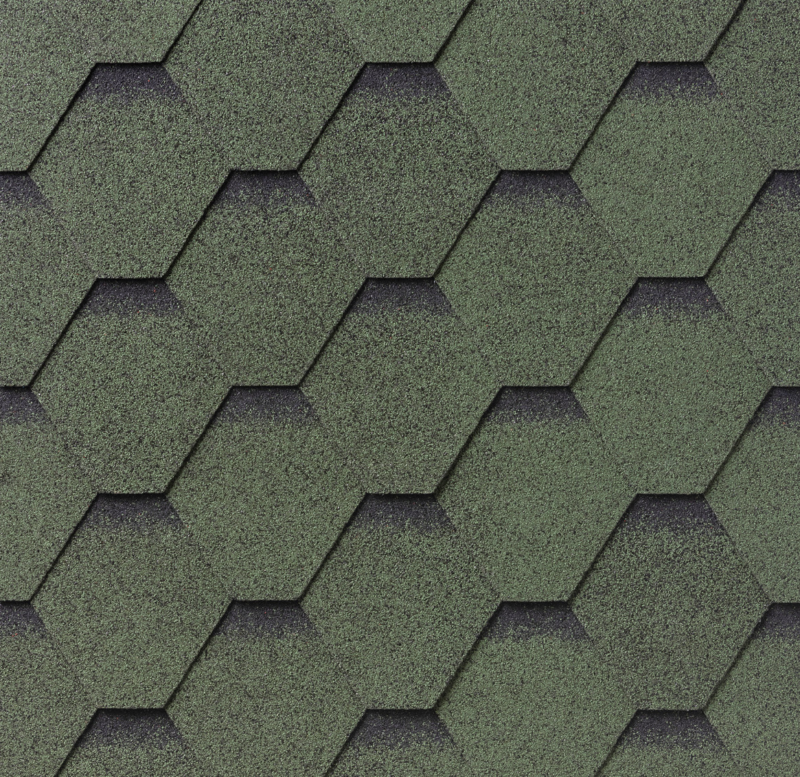 Levně IKO Superglass Hex Barva krytiny: Superglass Hex - Amazon Green Ultra (23) samolepící asfaltový šindel hexagonal Classic