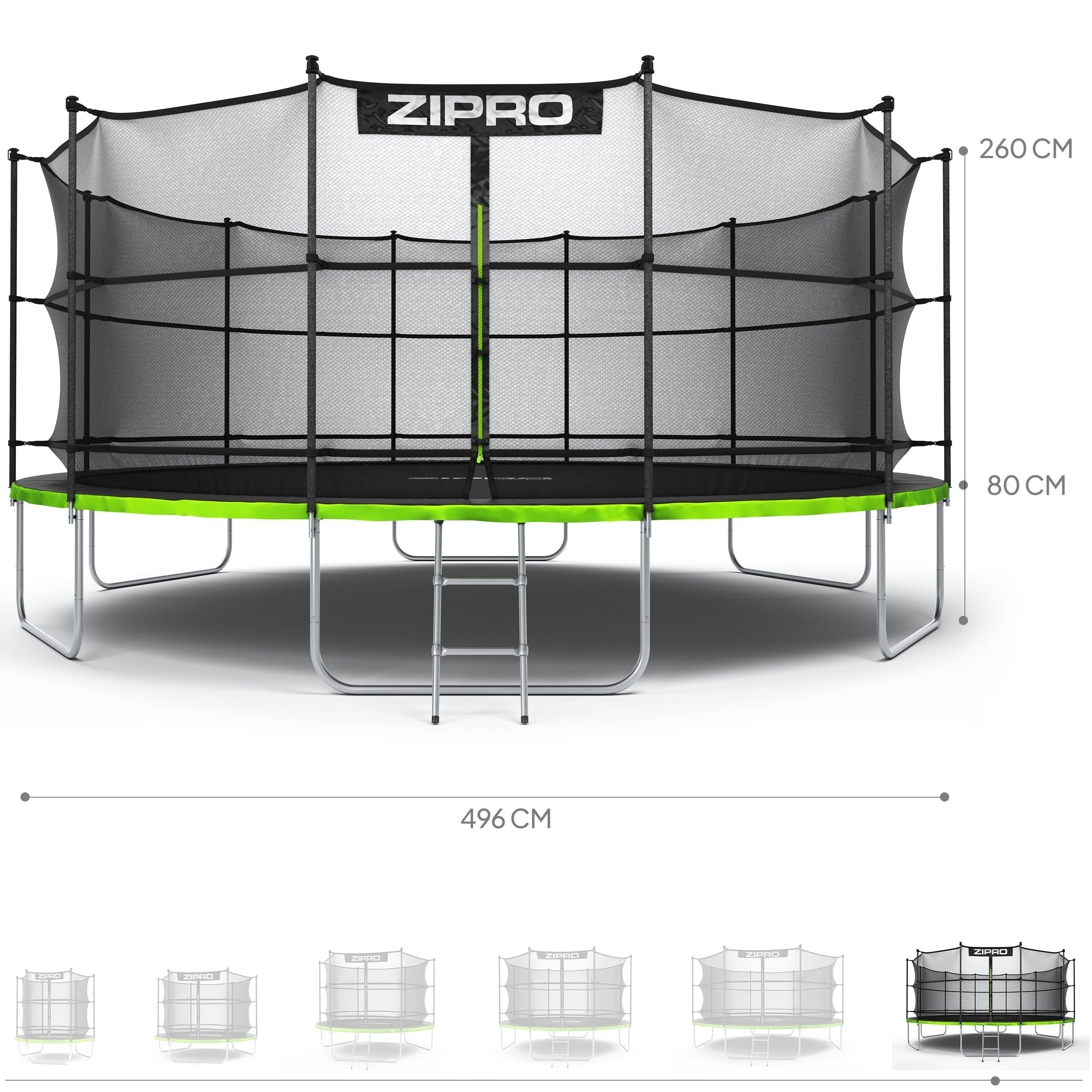 ZIPRO JUMP PRO s vnitřní sítí 496 cm