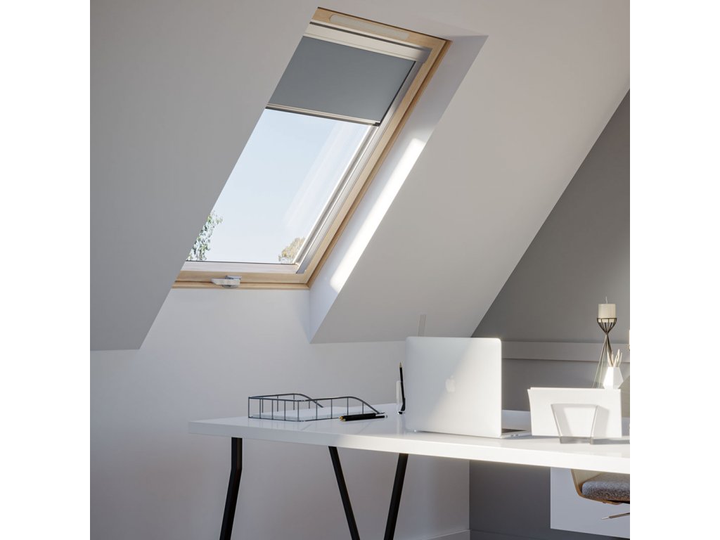 Levně Zatemňující roleta RoofLITE+ Barva rolety: Béžová (4219), Označení okna (ze štítku na okně): C2A 55x78 cm