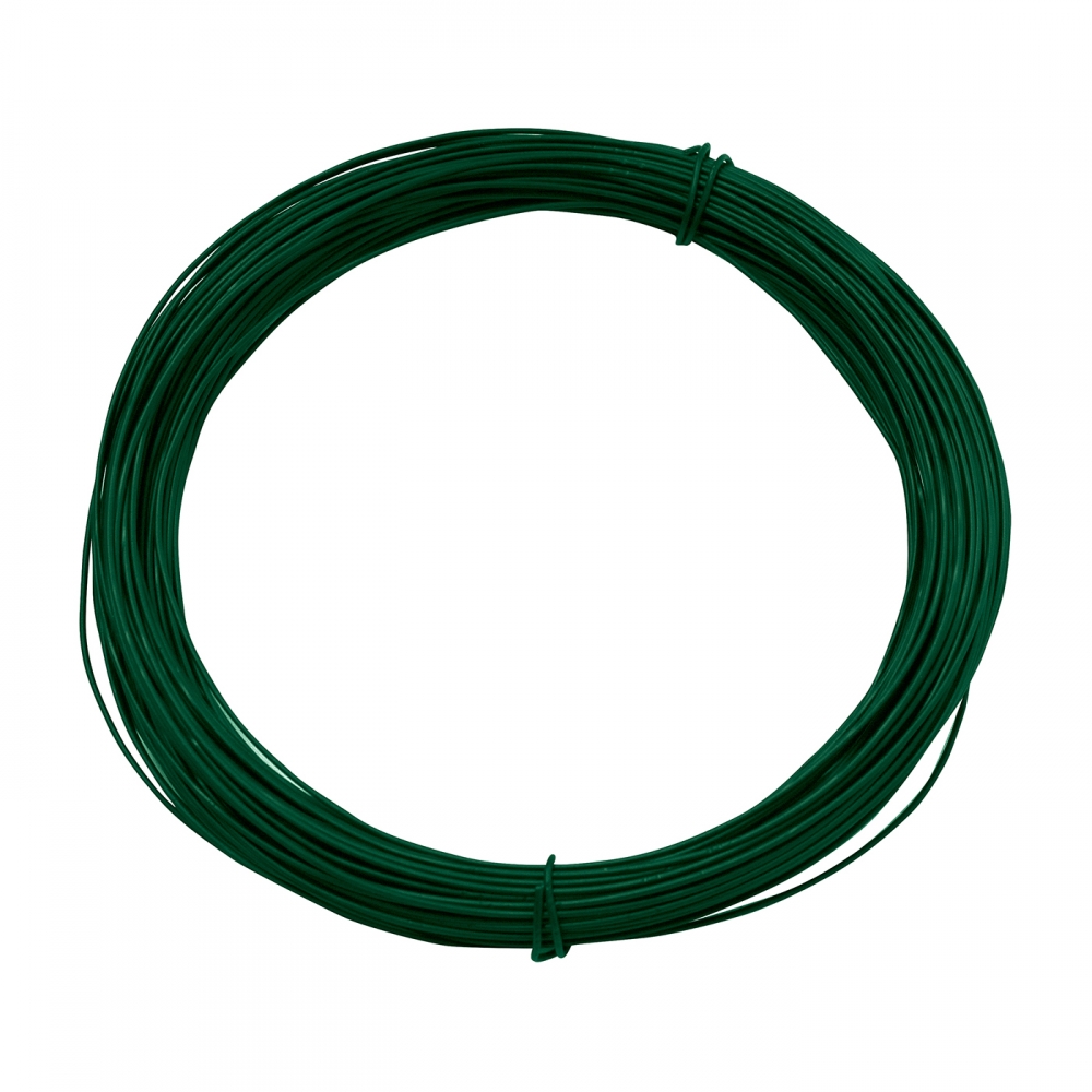 Drát vázací Zn + PVC zelený průměr drátu 1,4 mm délka 50 m