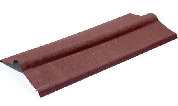 Hřebenáč asfaltový Onduline A100 červený 420×1 000 mm