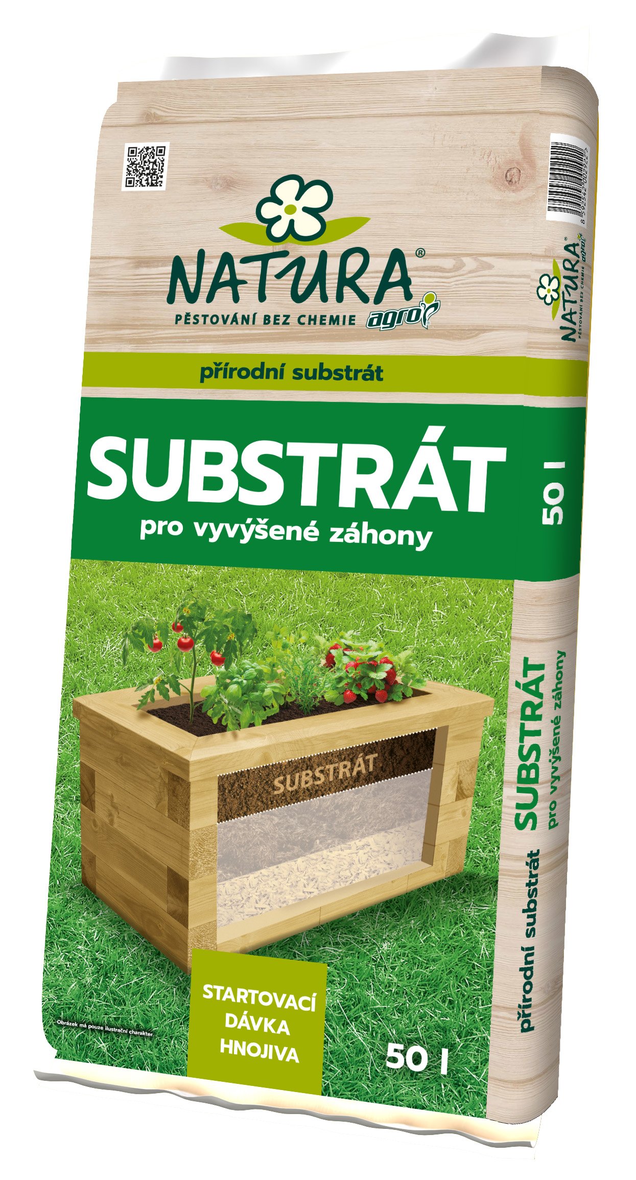 NATURA Substrát pro vyvýšené záhony 50 l